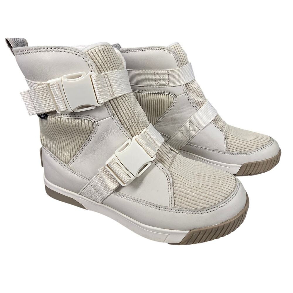 THE NORTH FACE SIERRA SPORT STRAP WATERPROOF GARDENIA WHITE/FLAX BOOT WOMEN’S 6
